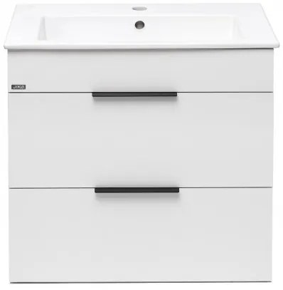 Jika CUBE skrinka s keramickým umývadlom 65 x 44,1 x 62,2 cm biela H4536021763001
