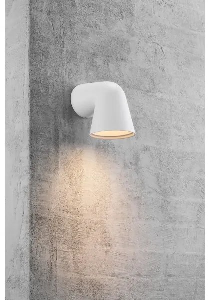 Nordlux - Vonkajšie nástenné svietidlo FRONT 1xGU10/28W/230V IP44 biela
