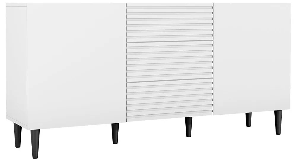 Komoda Sorleto 2D3SZ, Farby: čierna