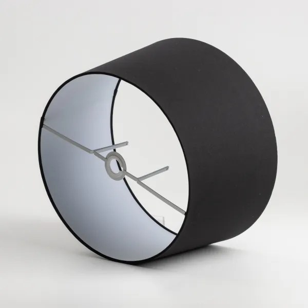 Brilagi - LED stojacia lampa CERIA 1xE27/40W/230V pr. 45 cm čierna/matný chróm