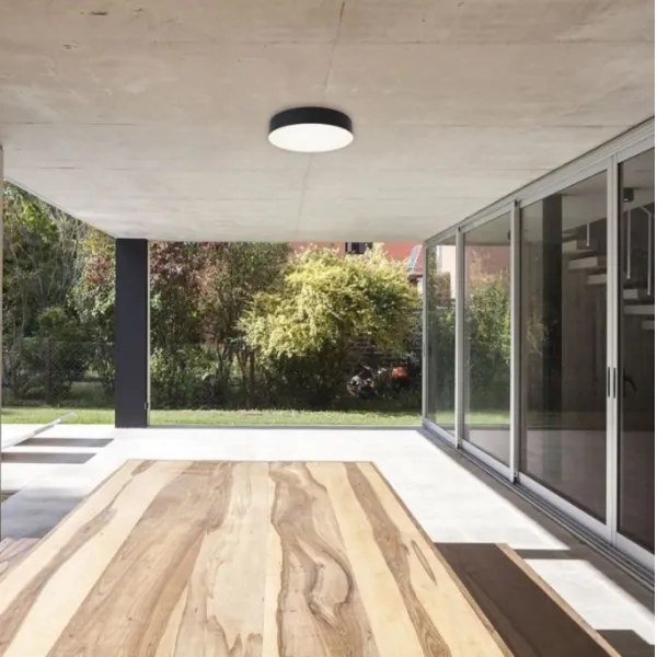 LED2 - LED Vonkajšie svietidlo so senzorom DRUM LED/21W/230V IP65 3000K/4000K/6500K