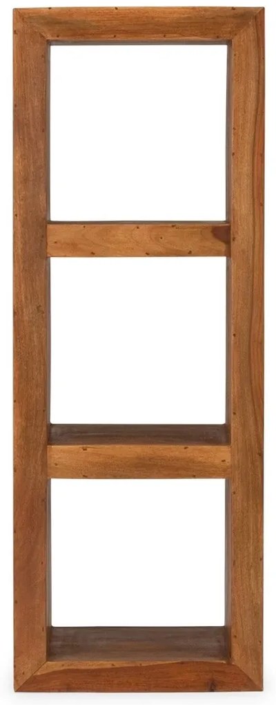 furniture-nabytek.cz - Policový regál do kúpeľne z dreva palisander 50x35x140