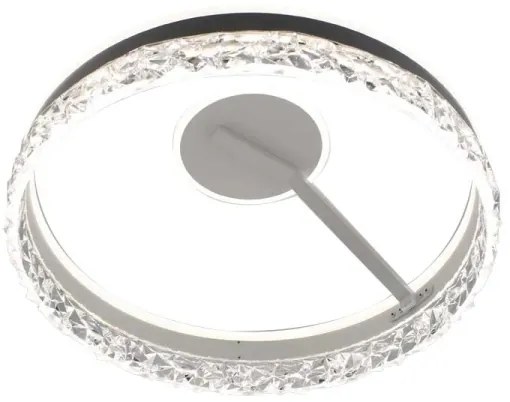 LED Stmievateľný prisadený luster LED/86W/230V 3000-6500K biela + diaľkové ovládanie