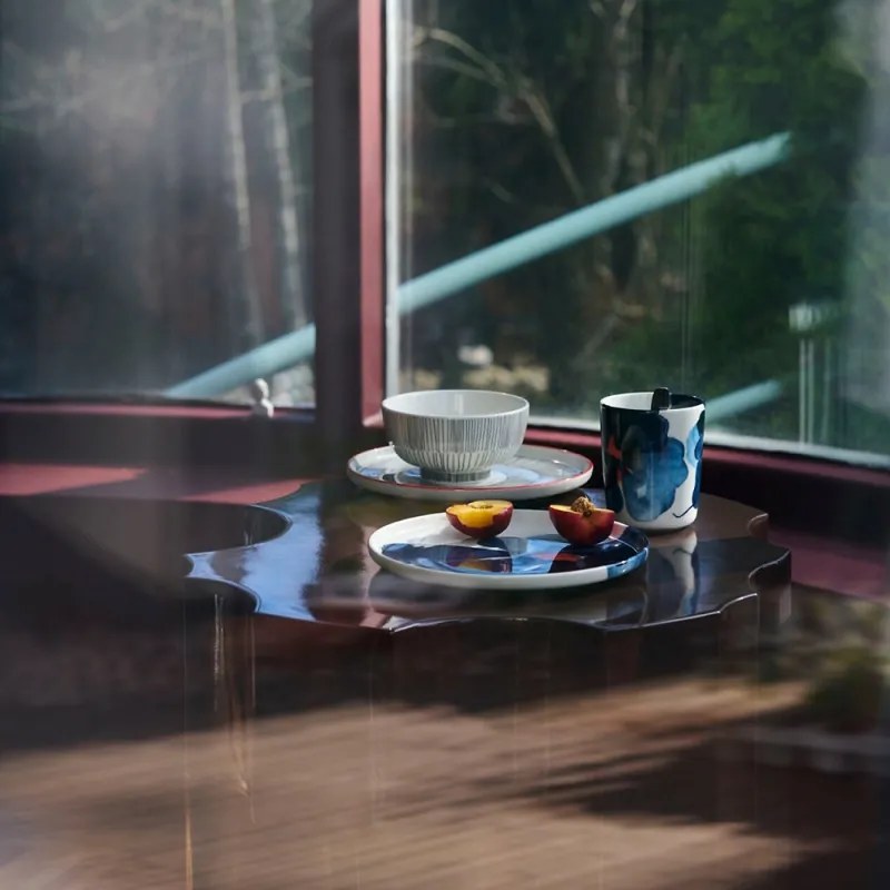 Hrnček Oiva Valssi 0,25l, modro-oranžový