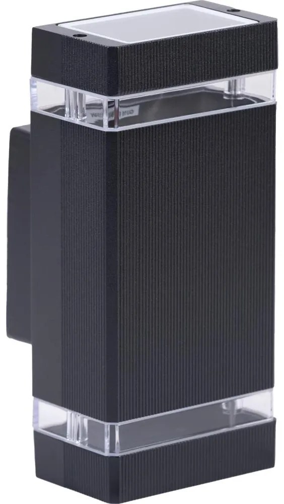 Vonkajšie nástenné svietidlo NIZZA 2xGU10/35W/230V IP65