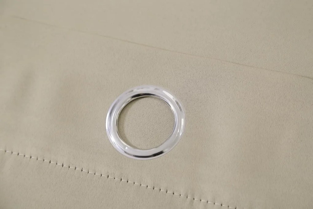 Záves OXFORD 140x270 cm, béžový Zavesenie: Riasiaca páska