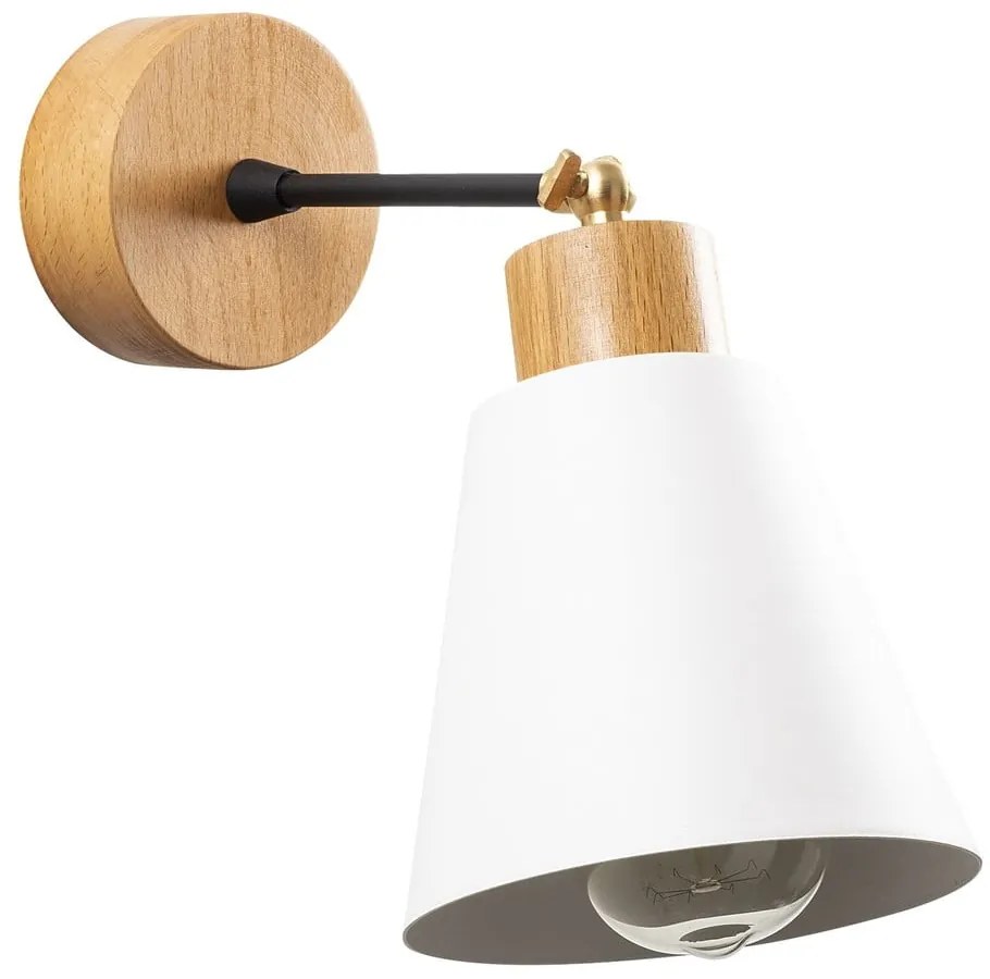 Nástenné svietidlo v bielo-prírodnej farbe Manavgat – Opviq lights