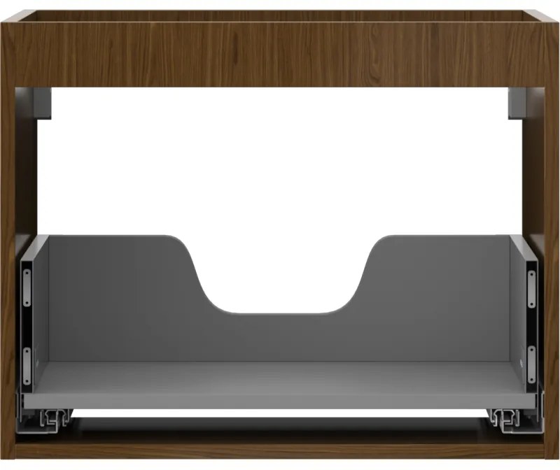 Mexen Box-A, závesná skrinka 60 cm, 1 zásuvka, orech, 91AX0-0600-470-1-86