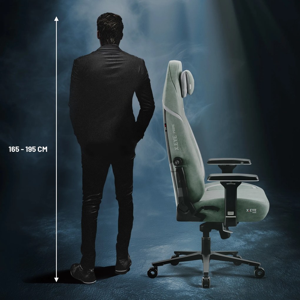 Herné kreslo Normal Size v zelený-čierny: Diablo X-Eye Prime Gothic Green