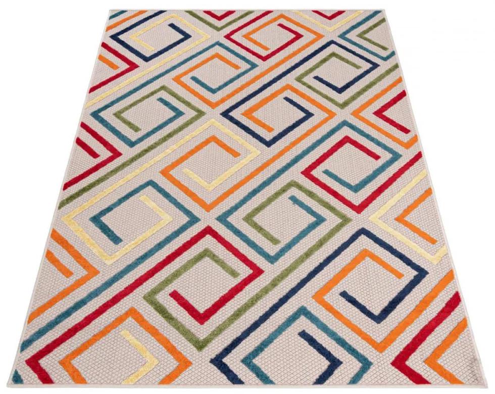 Kusový koberec Milas viacfarebný 120x170cm