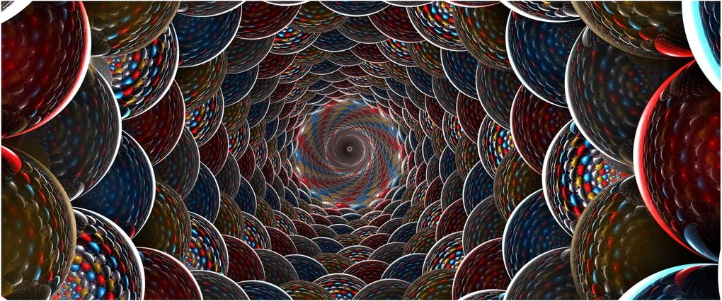 Obraz - Vír (120x50 cm)