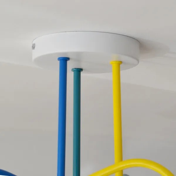 LED Detský prisadený luster OXFORD 3xE27/15W/230V