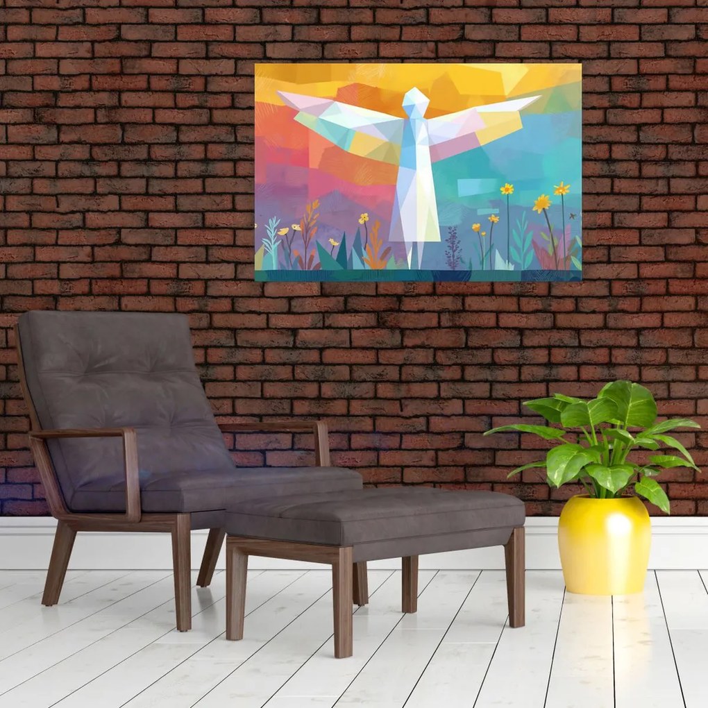 Obraz - Strážca kvetov (90x60 cm)