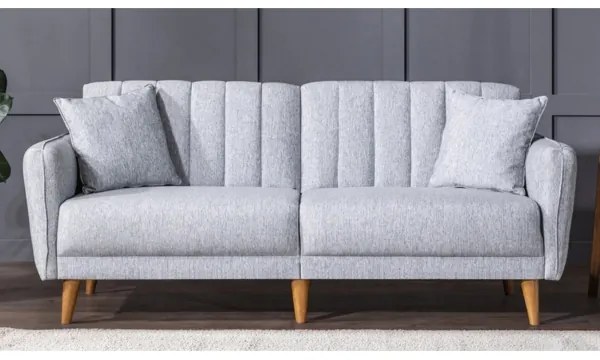 Rozkladacia dvojmiestná sedačka KITO sivá