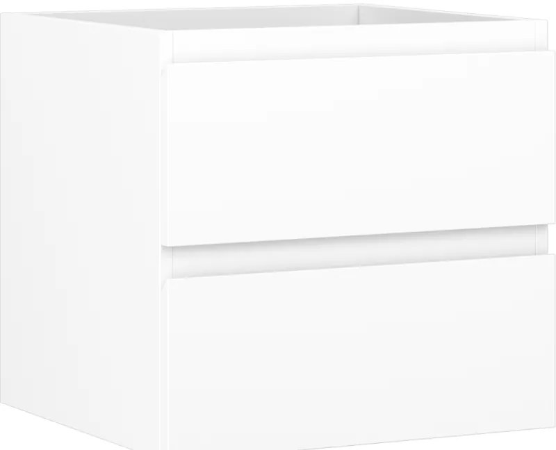 Mexen Orio, kúpeľňová skrinka 50 cm, 2 zásuvky, biela matná, 91A10-05047-2-BFF01