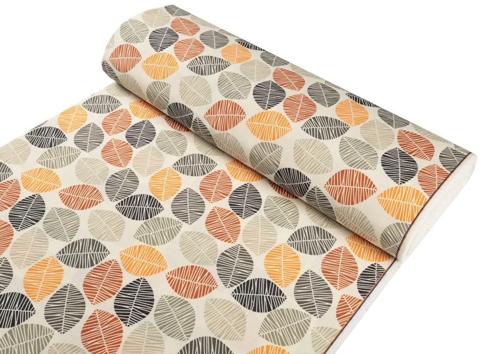 Biante Dekoračný obdĺžnikový obrus PML-072 Jesenné listy na krémovom 140x200 cm