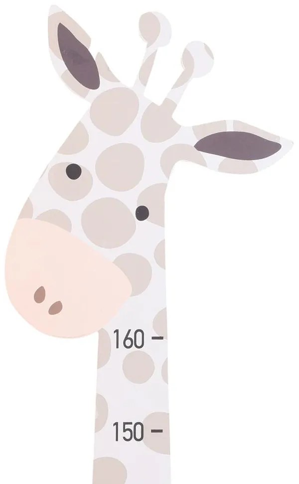 Detská drevená dekorácia na stenu Baby Giraffe 35x138 cm