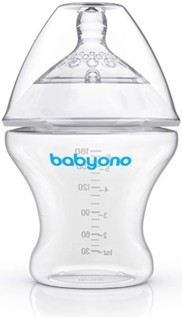 BabyOno Antikoliková fľaša Natural - 180 ml