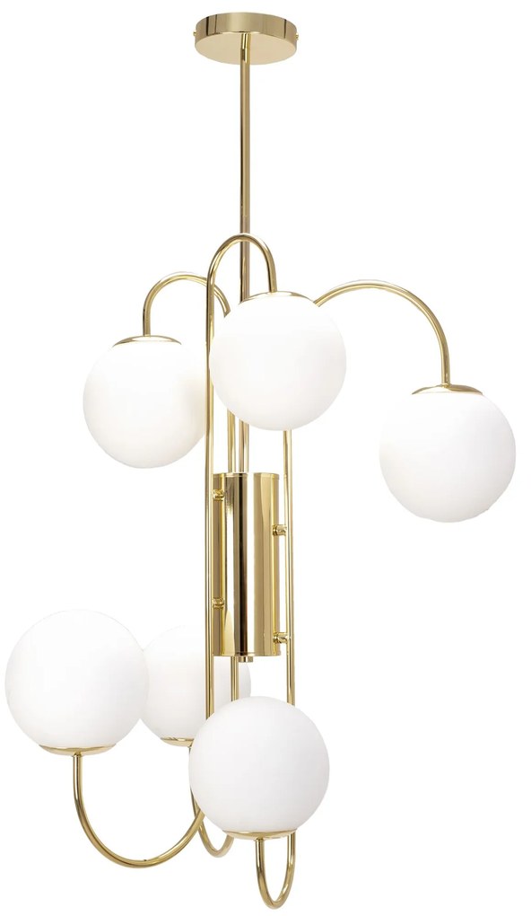 Toolight Toolight, stropné svietidlo 1xE27 APP1003-6CP, zlatá, OSW-05551