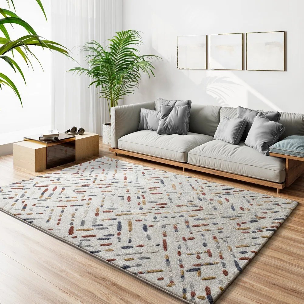 Béžový koberec 80x150 cm Amara – Universal