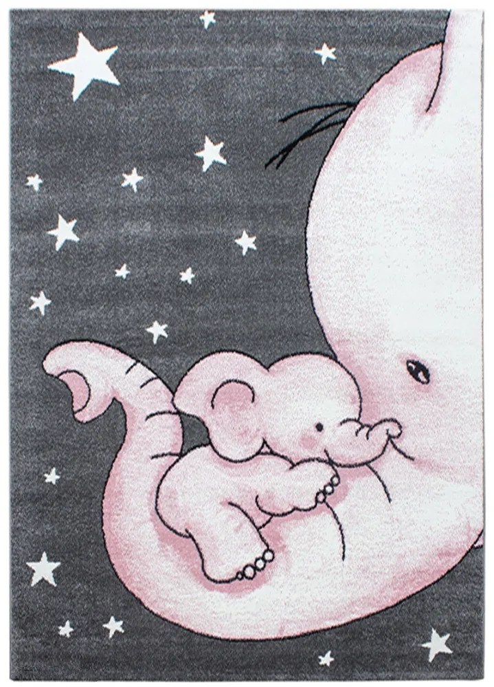 Ayyildiz, Kusový koberec Kids 560 pink, 120x170, ružová, detská izba