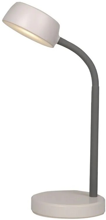 Rabalux LED stolné svietidlo Berry 4,5W | 350lm | 4000K | IP20 - ohybné rameno, biela