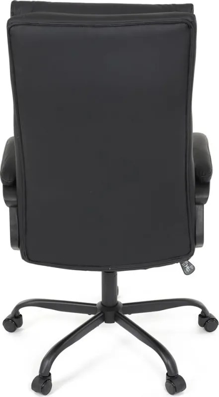 Kancelárske kreslo PEDRO — ekokoža, čierna