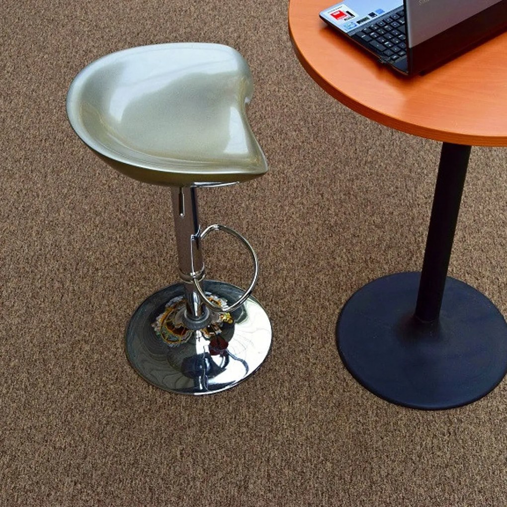 AKCIA: 50x50 cm Kobercový štvorec Coral 58309 Bitumen hnedý 50 x 50 cm, chodba / predsieň, Tapibel