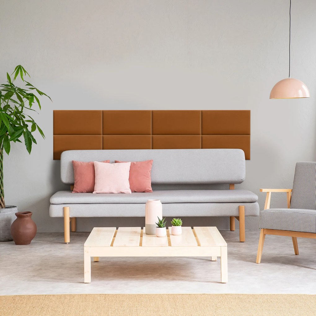 Zástena za gauč - Obdĺžnik - 60x30cm Farba: Med, Rozmer: 60x30