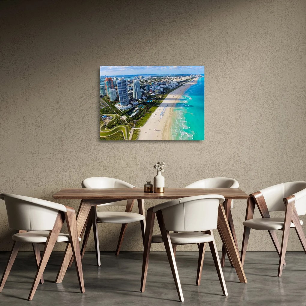 Sklenený obraz - Miami, Florida (70x50 cm)