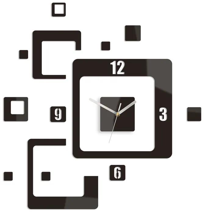 Moderné nástenné hodiny TRIO HMCNH013-wenge