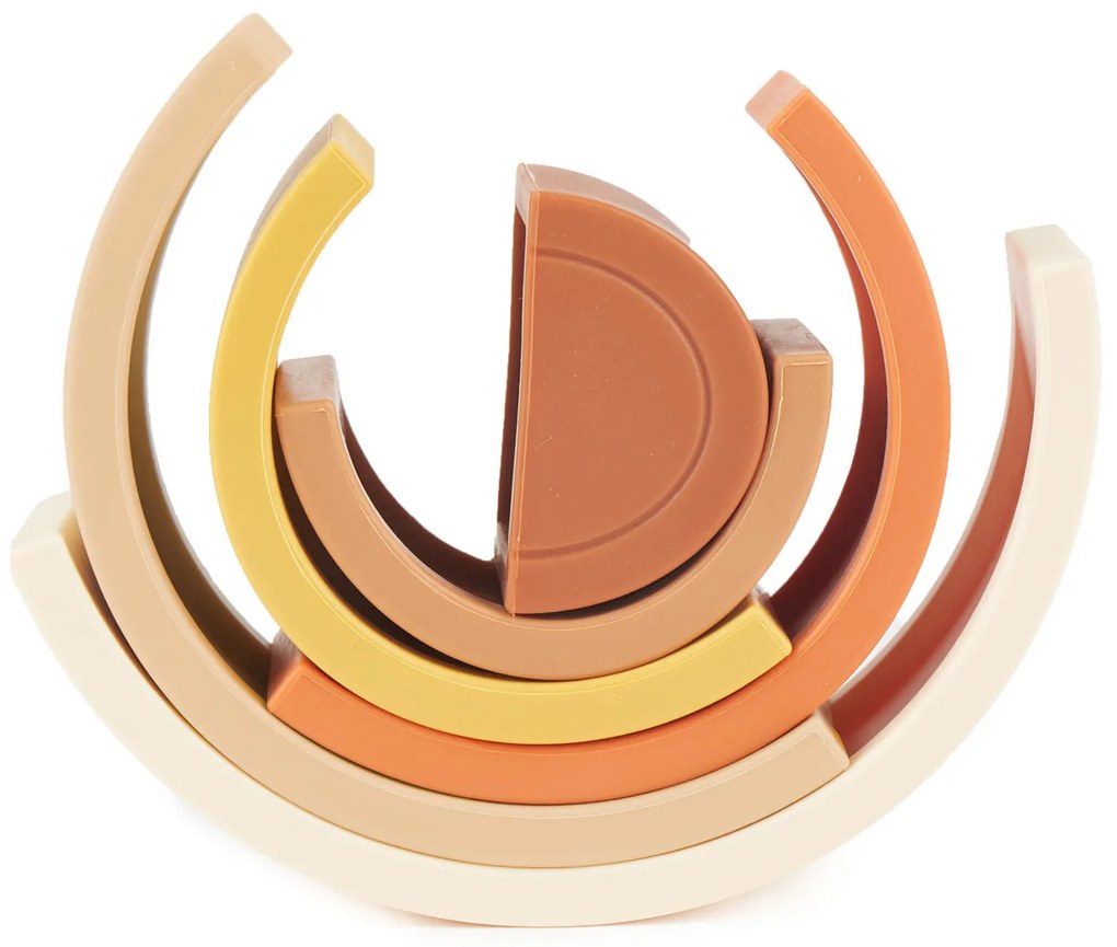 Bieco - Skladacia silikónová dúha - Chocolate Bliss