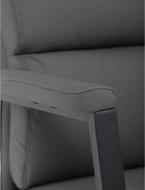 Kancelárska stolička sivá KA-D8104 GREY