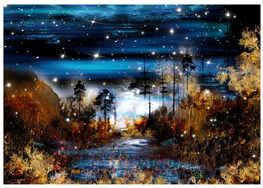 Artgeist Fototapeta - Magical forest Veľkosť: 196x140, Verzia: Samolepiaca