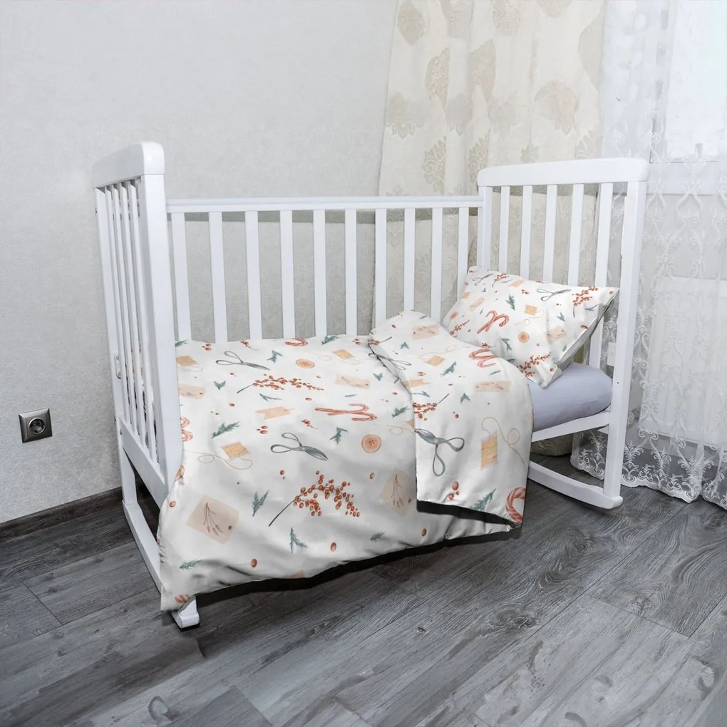 Sablio Mikroplyšové detské obliečky do postieľky Sviatočná dielňa - 120x90 / 40x60
