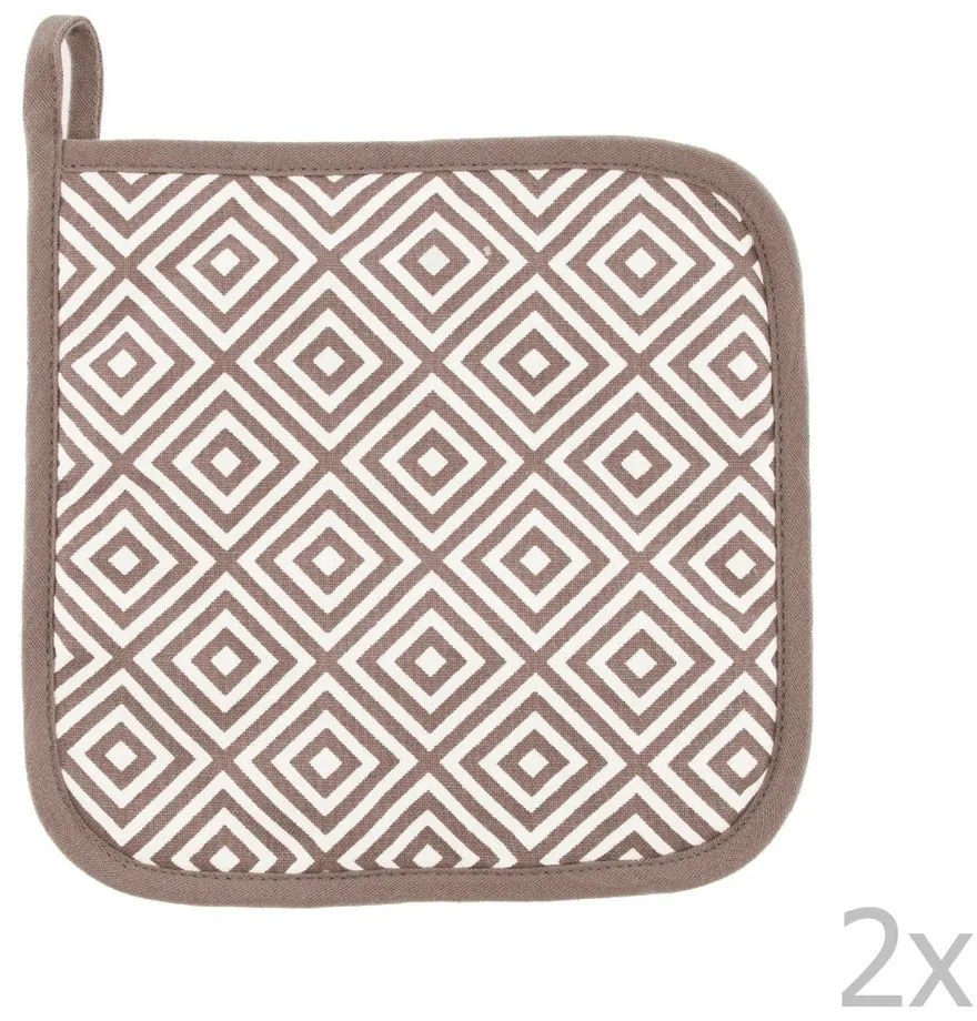 Bavlnené chňapky v súprave 2 ks Geo – Tiseco Home Studio