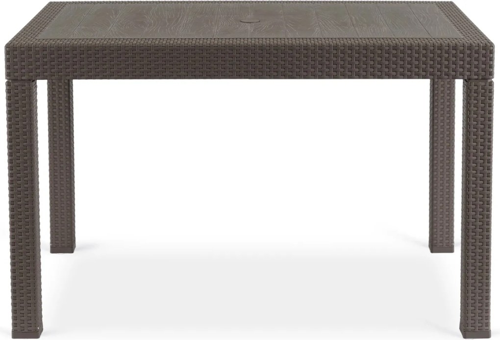 Záhradný stôl Fargo 119,5 cm hnedý