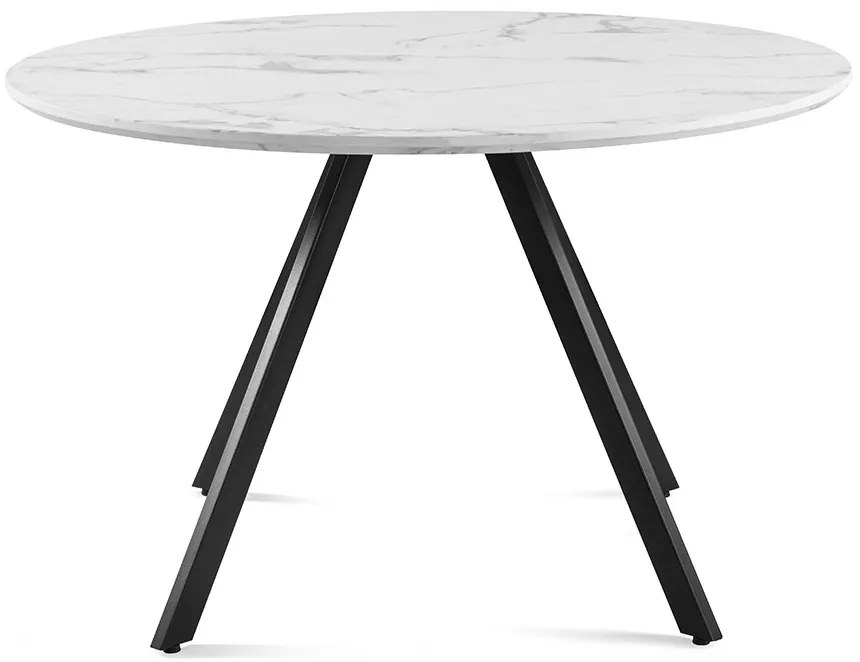 Noela Okrúhly jedálenský stôl v dekore bieleho mramoru GYRUS 120