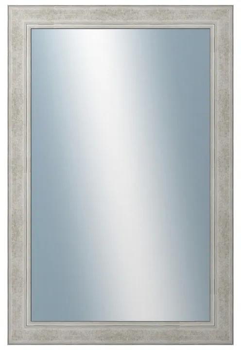 DANTIK - Zrkadlo v rámu, rozmer s rámom 40x60 cm z lišty ANDRÉ veľká strieborná (3157)