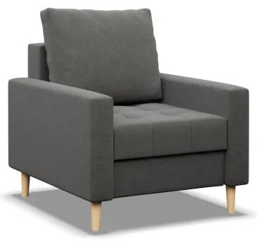 Kreslo ELMA tmavosivé