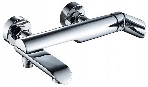 Laveo Alea, nástenná vaňová batéria 150mm, chrómová, LAV-BLE_01FD