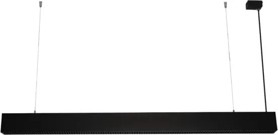 LED luster na lanku LED/55W/230V 3000/4000/6500K 120 cm čierna