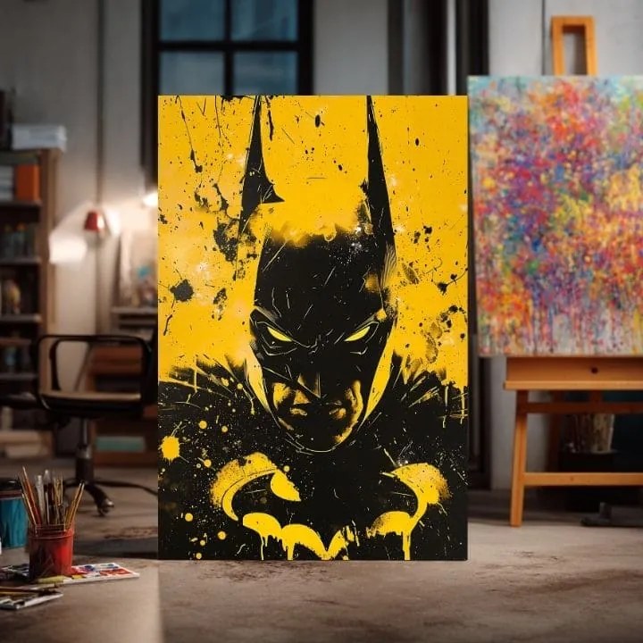 Obraz Dark Knight  na plátne | Maľovaná štruktúra