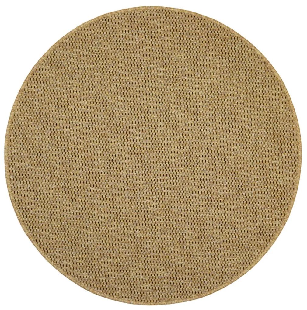 Vopi koberce Kusový koberec Nature terra kruh - 100x100 (priemer) kruh cm