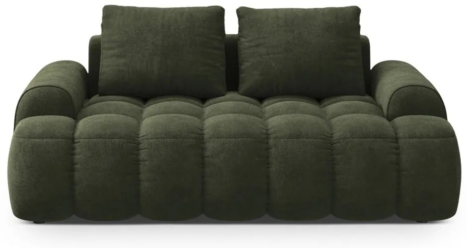 Zelená zamatová pohovka 175 cm Linz – Cosmopolitan Design