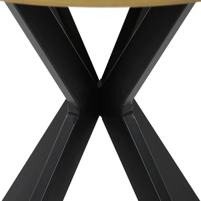 Autronic BONTEC Okrúhly jedálenský stôl 80x80cm, mdf, divoký dub, HT-F4108 OAK Farba: Prírodné