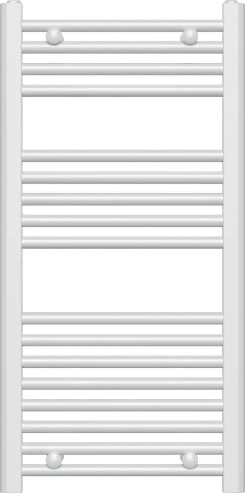 Novaservis - Kúpeľňový rebríkový radiátor 365W/230V 90x45 cm biely rovný