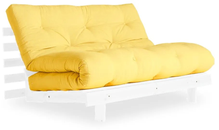Variabilná pohovka Karup Design Roots White/Yellow