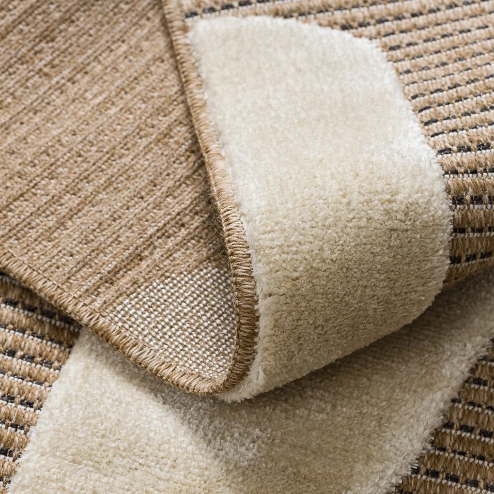 Dywany Łuszczów 140x190 cm Kusový koberec Spark 0696A beige/cream, béžová, chodba / predsieň