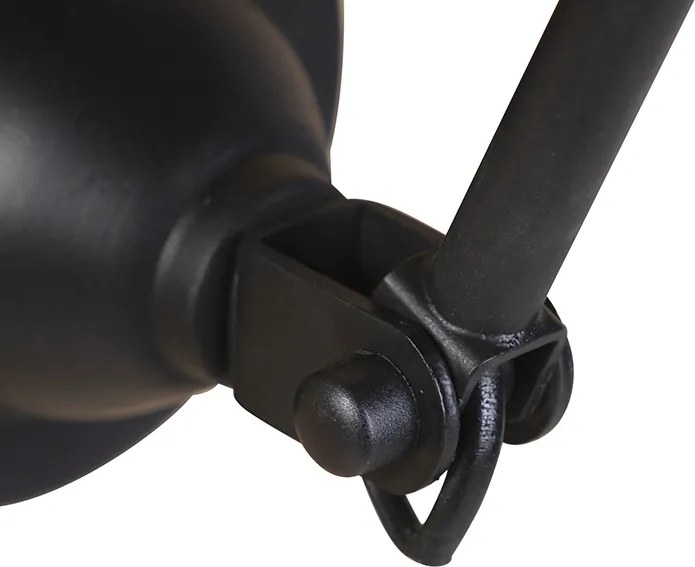 Inteligentná nástenná lampa čierna nastaviteľná vrátane Wifi A60 - Wye